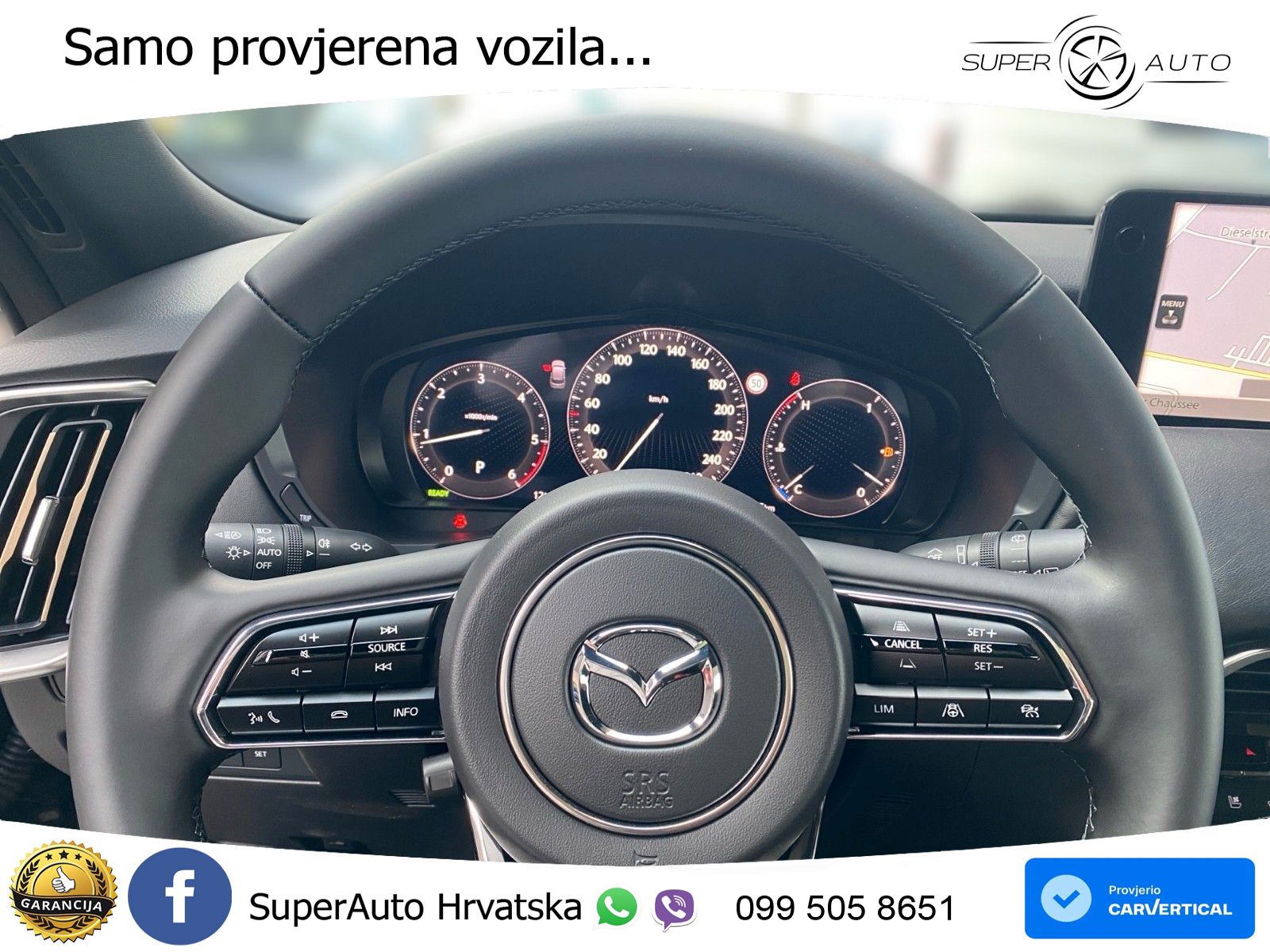 Mazda CX-60 3.3 e-Skyactiv D (254 KS) AWD Automatic LED+GR SJED+ACC