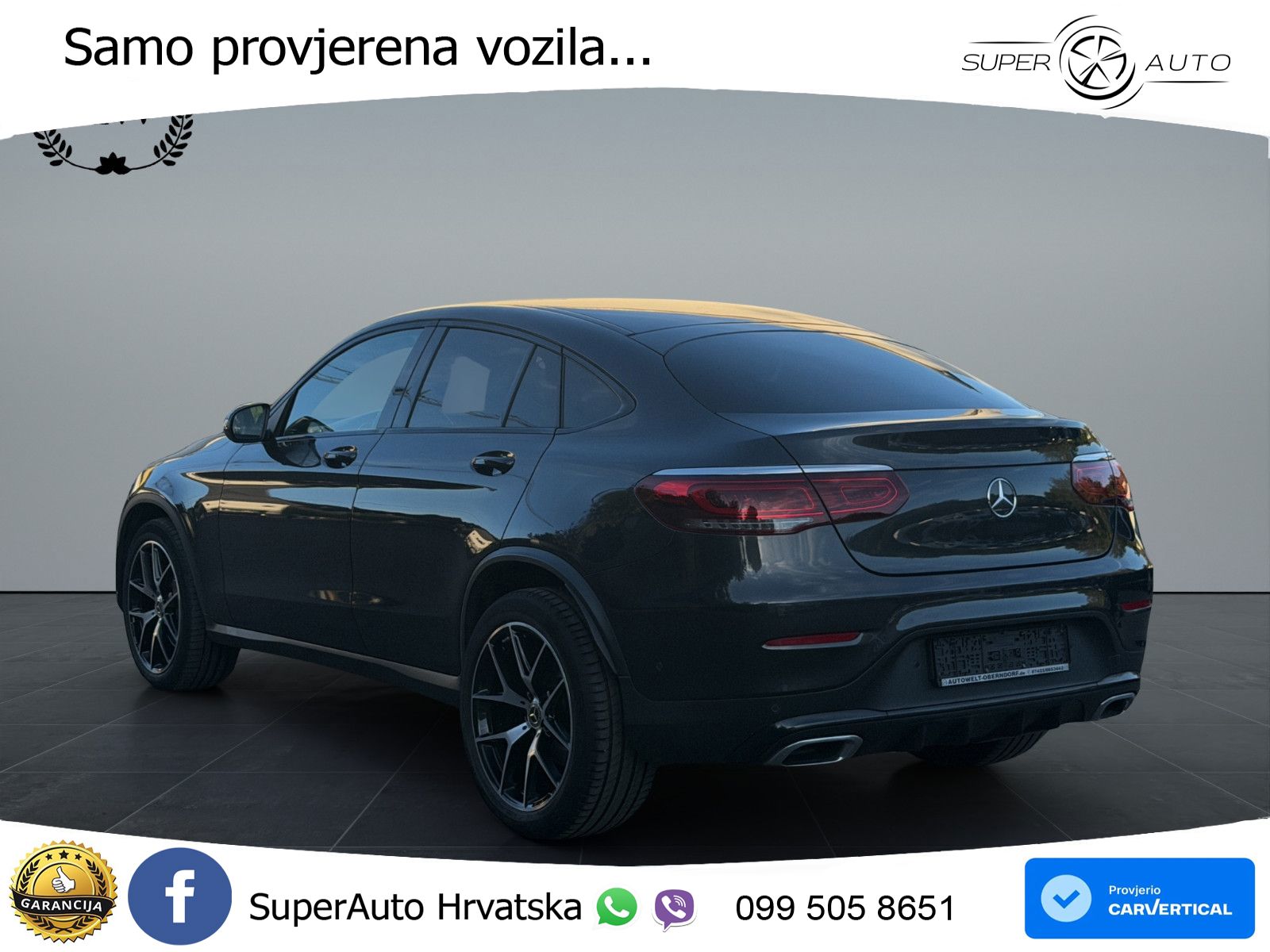 Mercedes GLC Coupe 300d (245 KS) 4MATIC G-TRONIC AMG LED+GR SJED+ACC