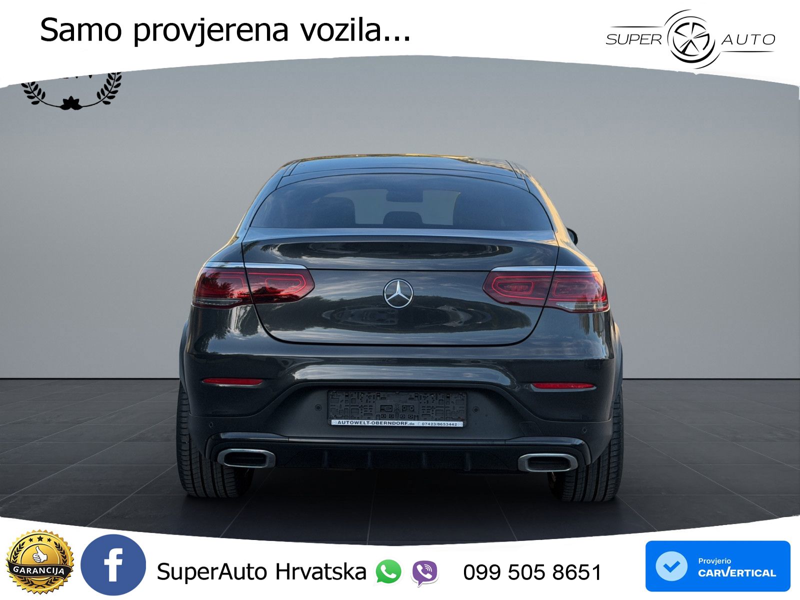 Mercedes GLC Coupe 300d (245 KS) 4MATIC G-TRONIC AMG LED+GR SJED+ACC