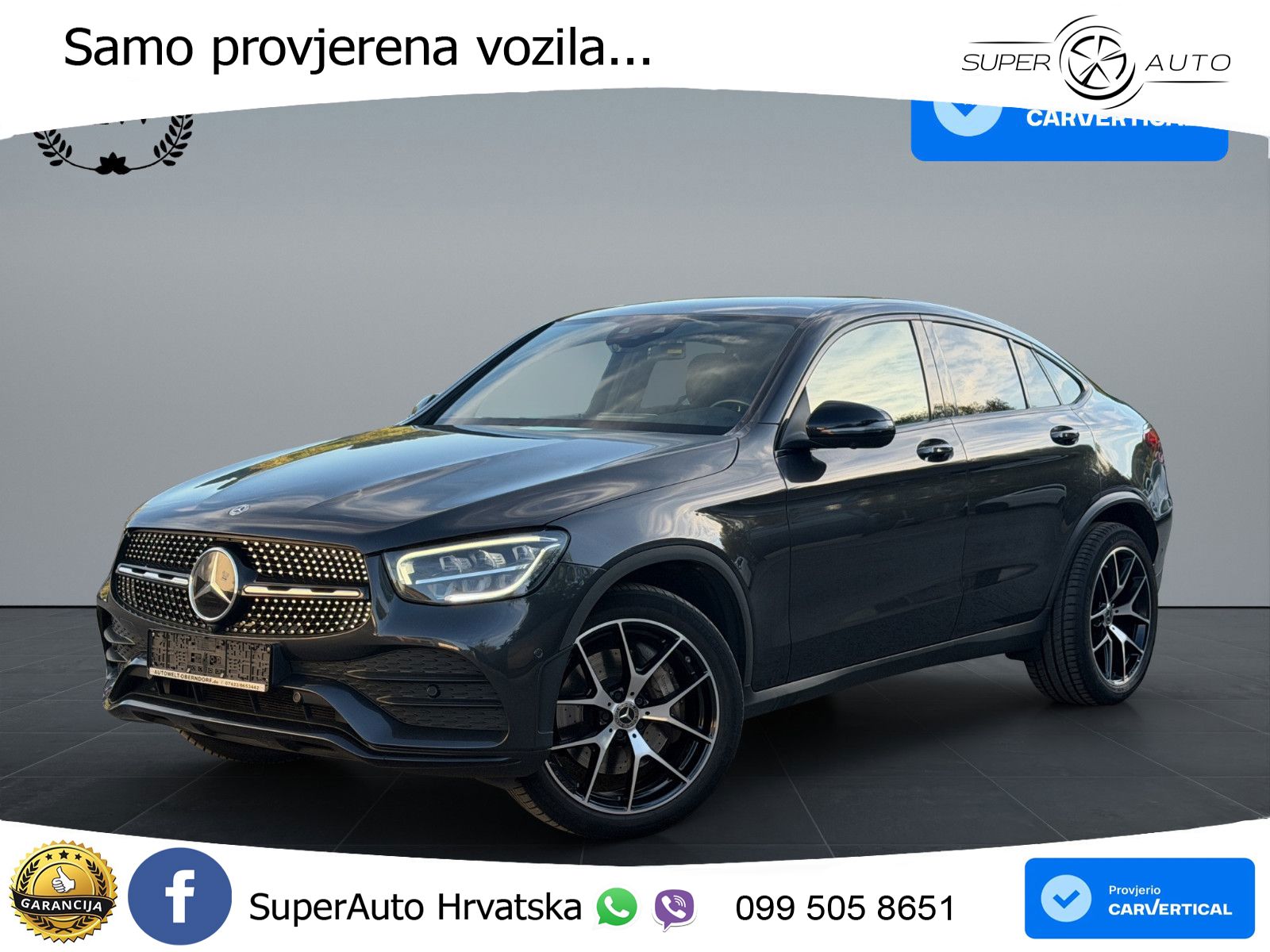 Mercedes GLC Coupe 300d (245 KS) 4MATIC G-TRONIC AMG LED+GR SJED+ACC