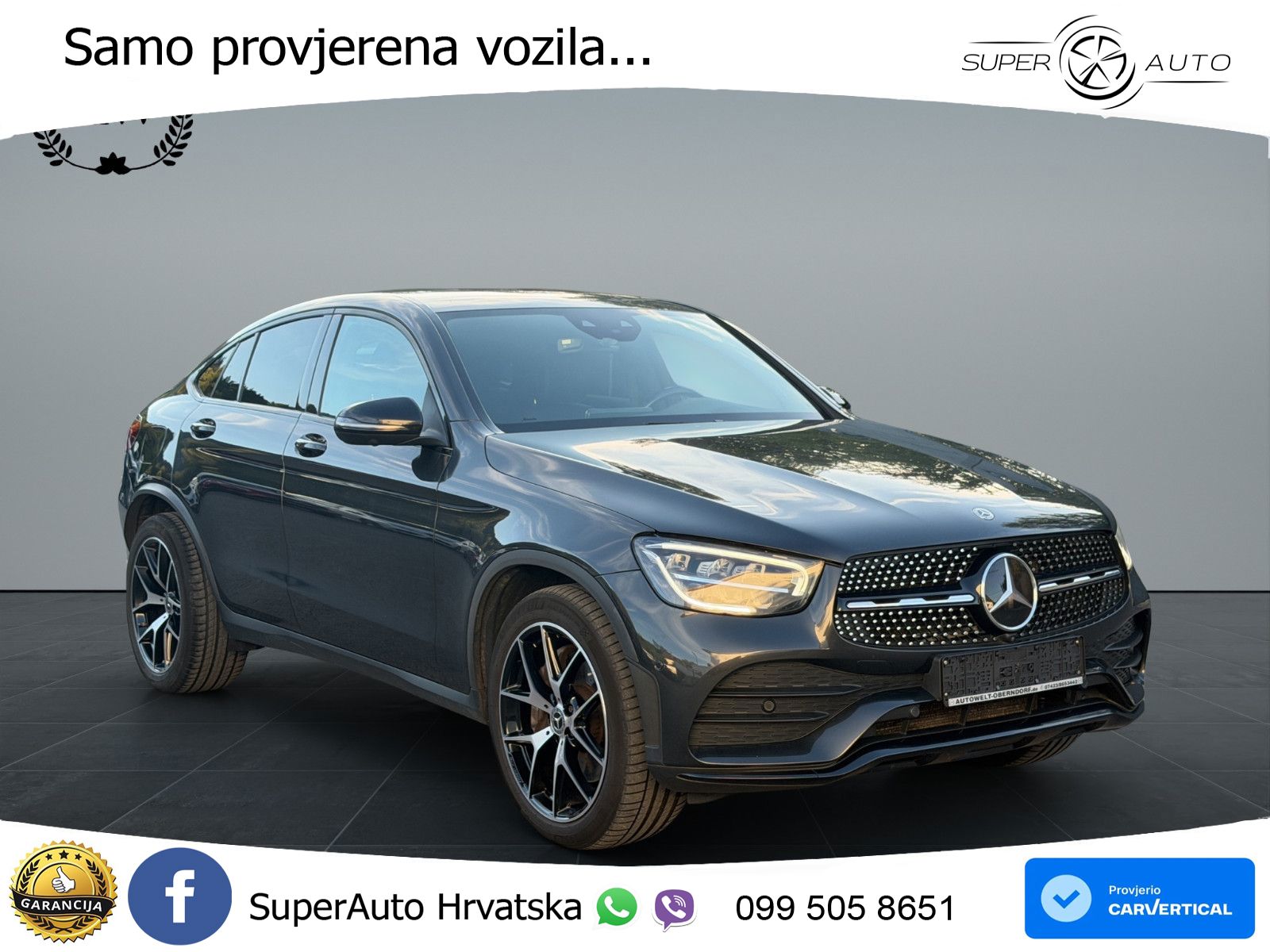 Mercedes GLC Coupe 300d (245 KS) 4MATIC G-TRONIC AMG LED+GR SJED+ACC