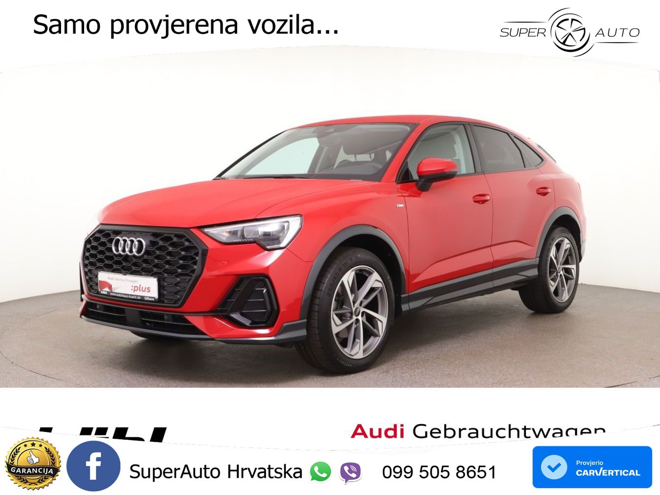 Audi Q3 II Sportback 35 TFSI (150 KS) S tronic S line