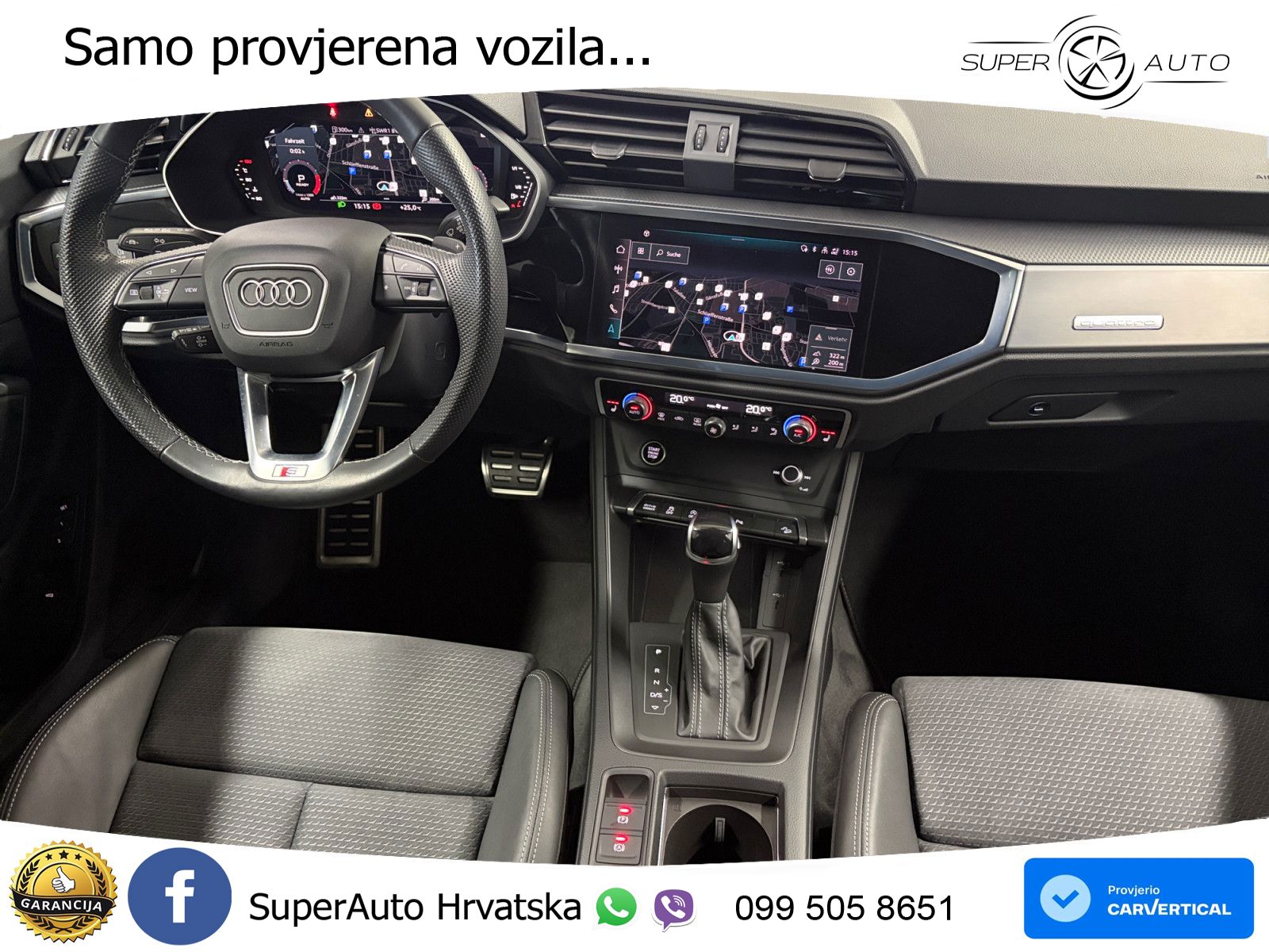 Audi Q3 45 TFSI (245 KS) quattro S tronic S line MATRIX+GR SJED+KAM