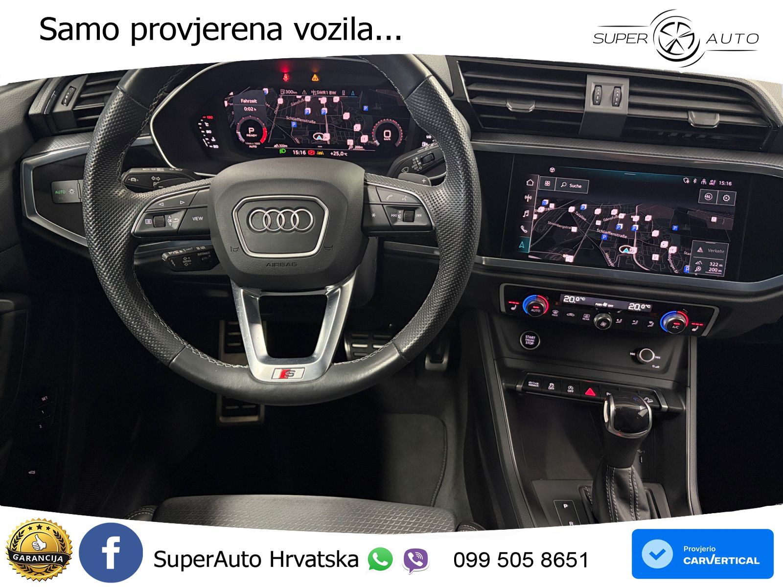 Audi Q3 45 TFSI (245 KS) quattro S tronic S line MATRIX+GR SJED+KAM