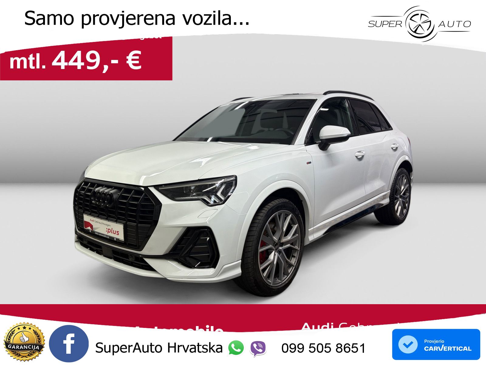 Audi Q3 45 TFSI (245 KS) quattro S tronic S line MATRIX+GR SJED+KAM