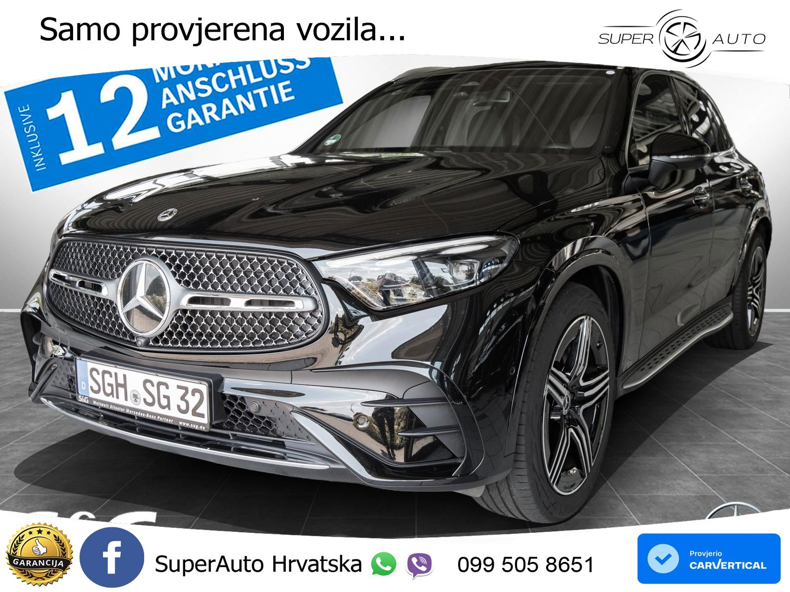 Mercedes GLC 220d (197 KS) 4MATIC 9G-TRONIC AMG ACC+GR SJED+360+PANO