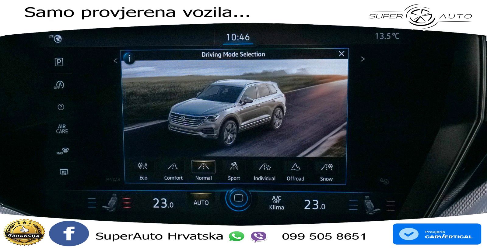 Volkswagen Touareg 3.0 V6 TDI (231 KS) 4MOTION Tiptronic R-Line ZRAČNI+ACC+GR SJED+KAM+PANO
