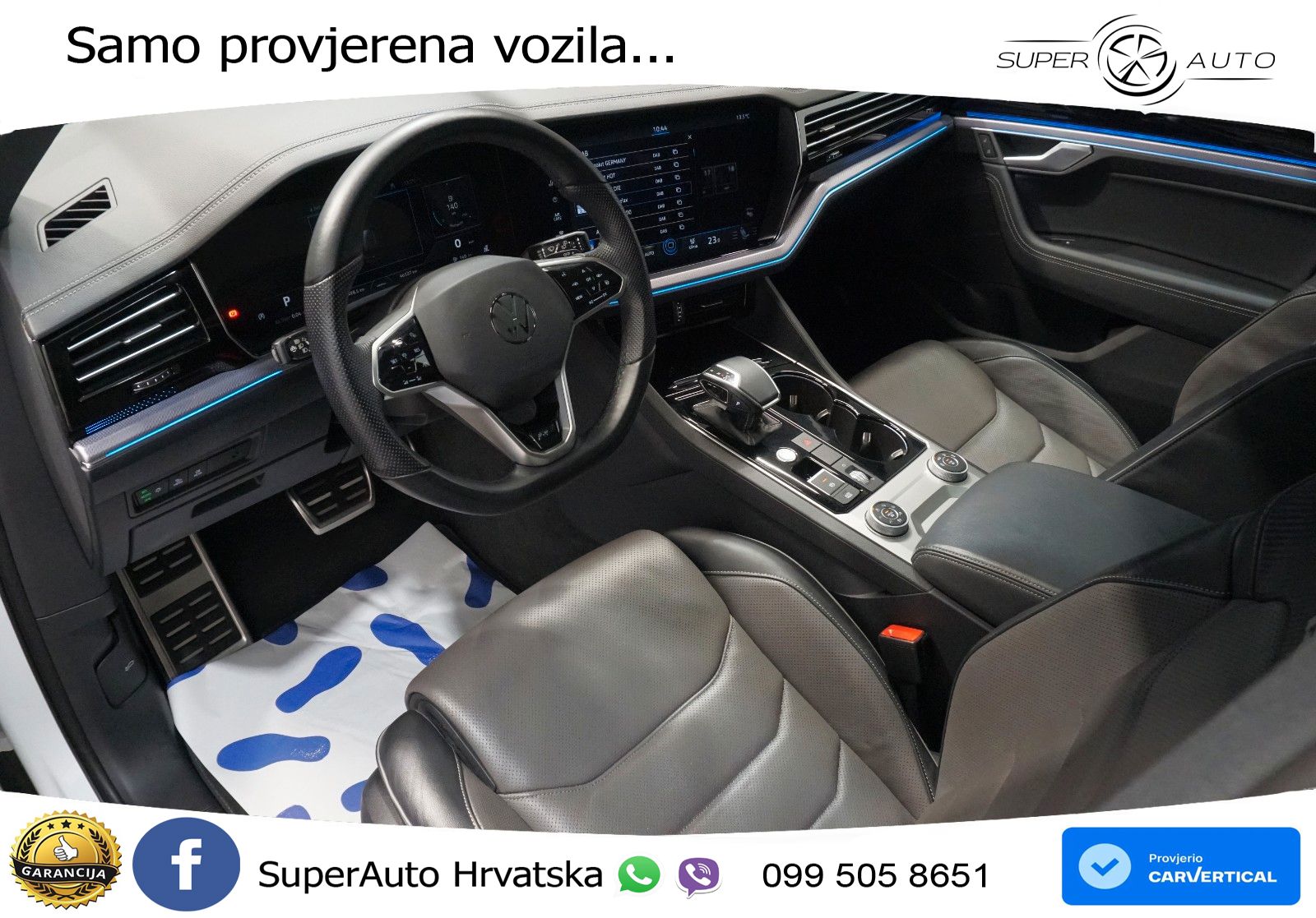 Volkswagen Touareg 3.0 V6 TDI (231 KS) 4MOTION Tiptronic R-Line ZRAČNI+ACC+GR SJED+KAM+PANO