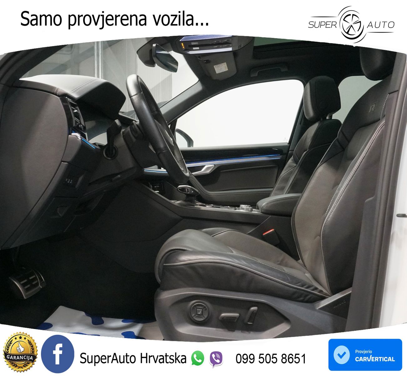 Volkswagen Touareg 3.0 V6 TDI (231 KS) 4MOTION Tiptronic R-Line ZRAČNI+ACC+GR SJED+KAM+PANO