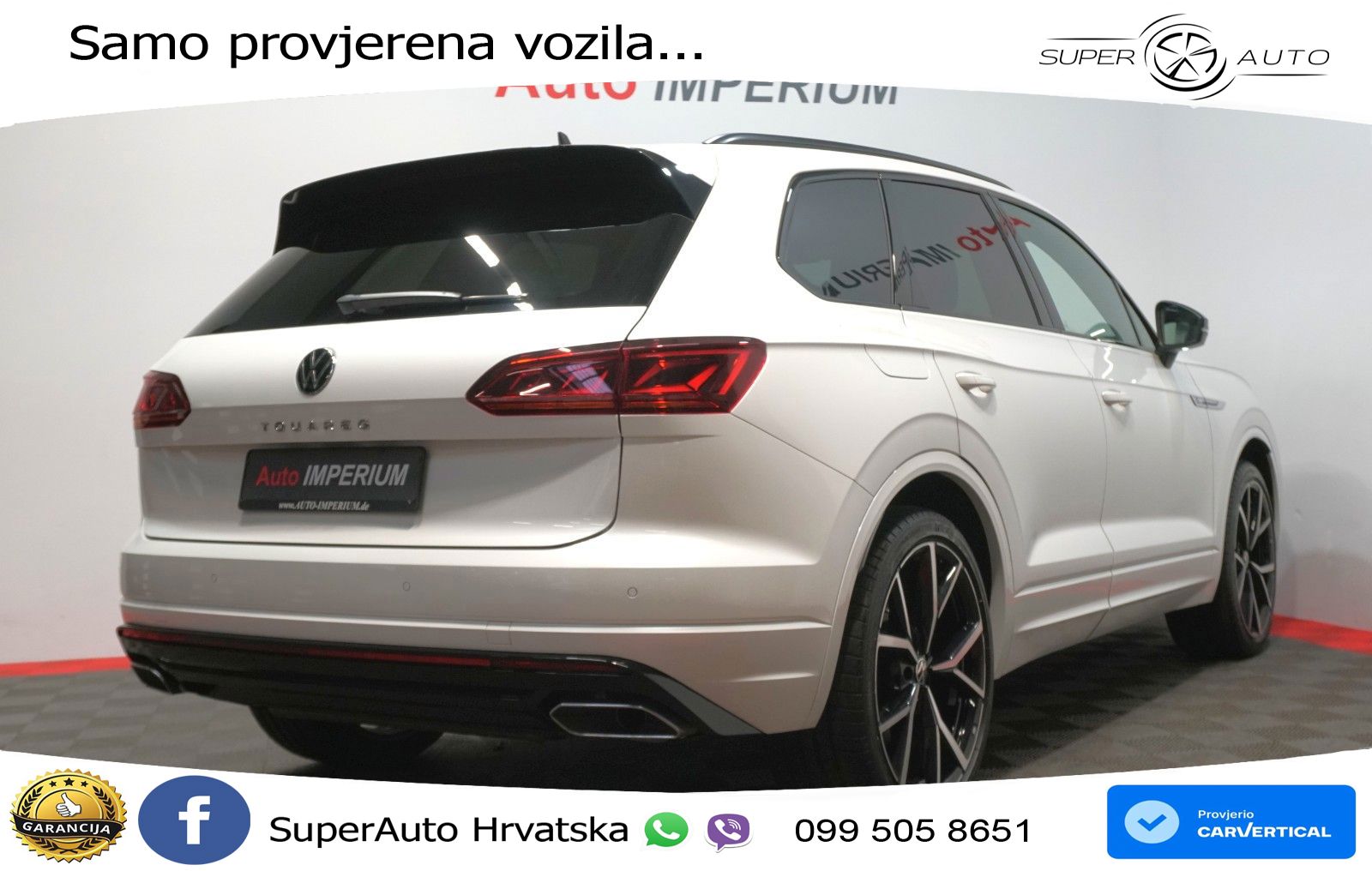 Volkswagen Touareg 3.0 V6 TDI (231 KS) 4MOTION Tiptronic R-Line ZRAČNI+ACC+GR SJED+KAM+PANO