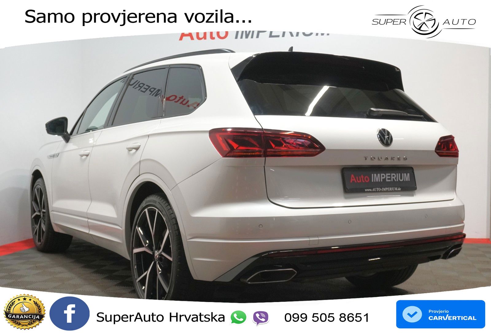Volkswagen Touareg 3.0 V6 TDI (231 KS) 4MOTION Tiptronic R-Line ZRAČNI+ACC+GR SJED+KAM+PANO
