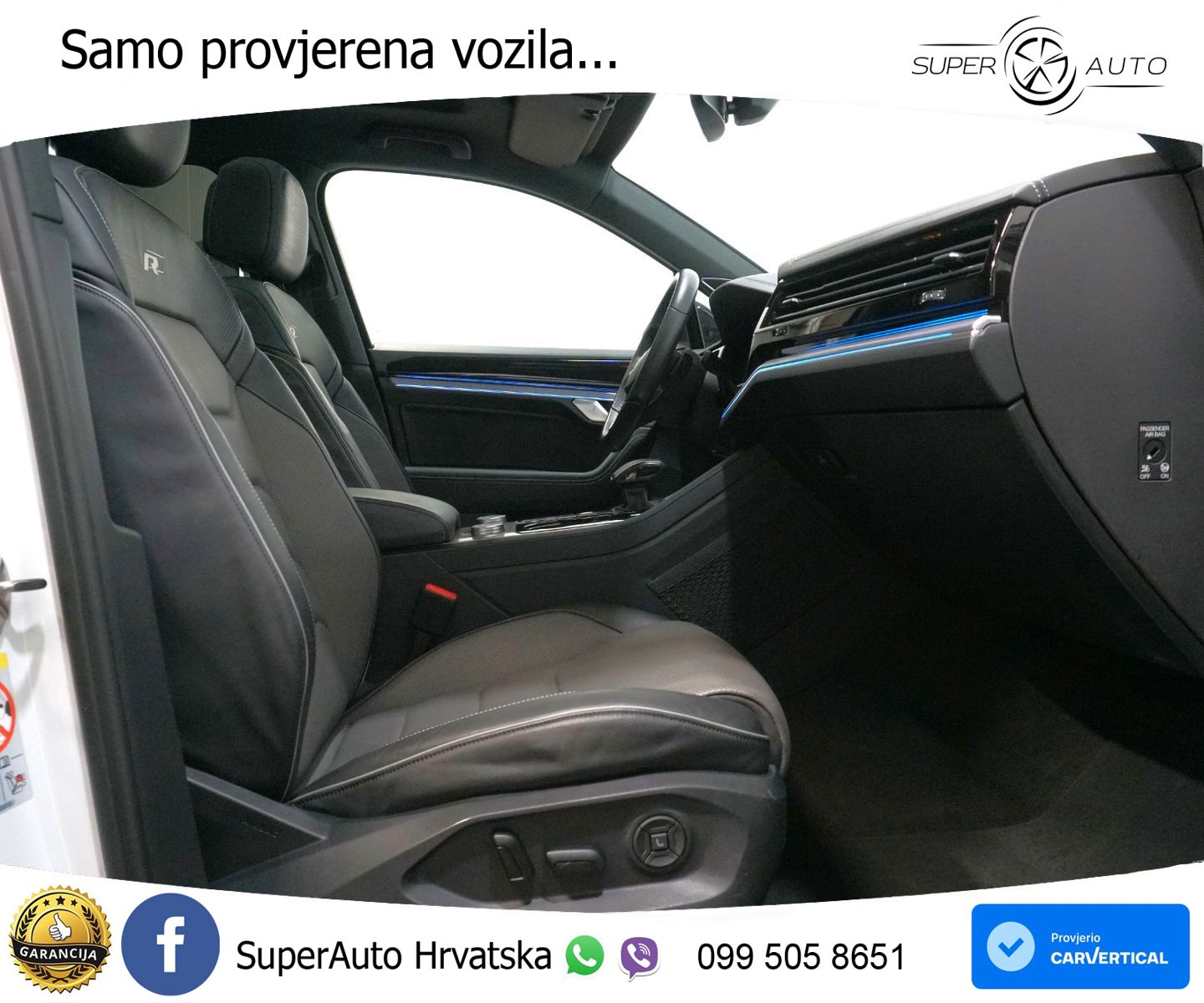 Volkswagen Touareg 3.0 V6 TDI (231 KS) 4MOTION Tiptronic R-Line ZRAČNI+ACC+GR SJED+KAM+PANO