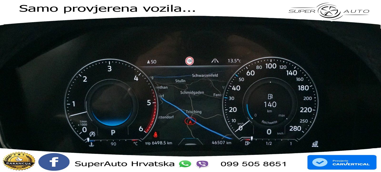 Volkswagen Touareg 3.0 V6 TDI (231 KS) 4MOTION Tiptronic R-Line ZRAČNI+ACC+GR SJED+KAM+PANO