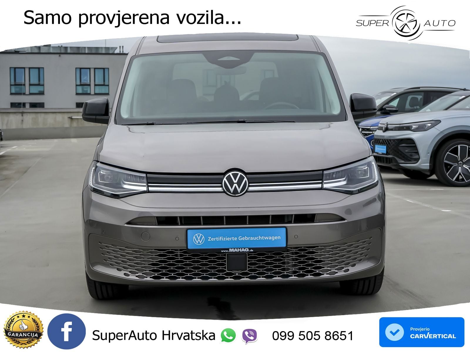 Volkswagen Caddy Life 1,5 TSI eHybrid ACC LED Navi RearView 116 KS