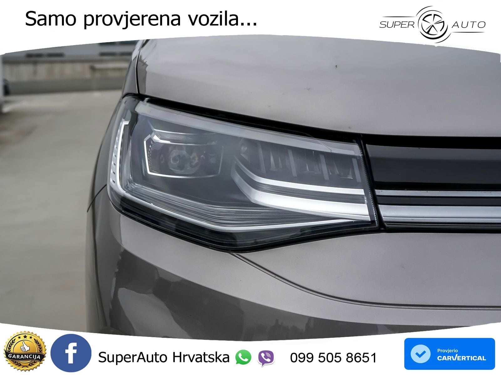 Volkswagen Caddy Life 1,5 TSI eHybrid ACC LED Navi RearView 116 KS