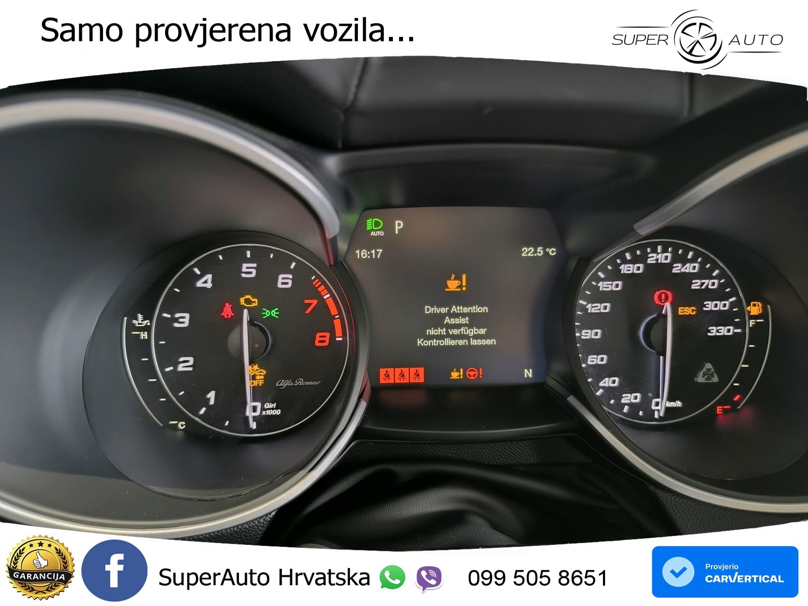 Alfa Romeo Stelvio Quadrifoglio 2.9 V6 Bi-Turbo (520 KS) Q4 Automatic LED+GR SJED+ACC