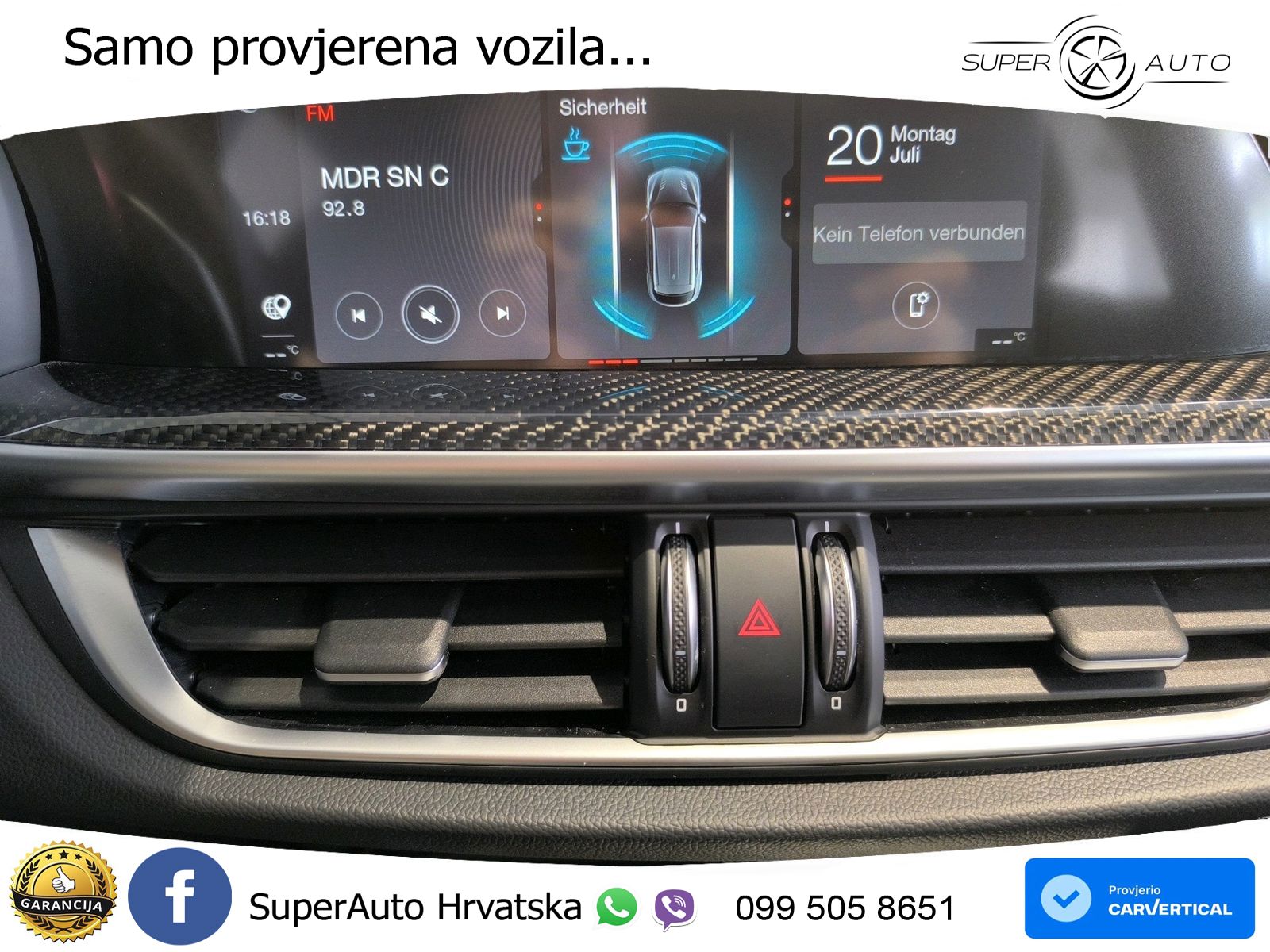 Alfa Romeo Stelvio Quadrifoglio 2.9 V6 Bi-Turbo (520 KS) Q4 Automatic LED+GR SJED+ACC