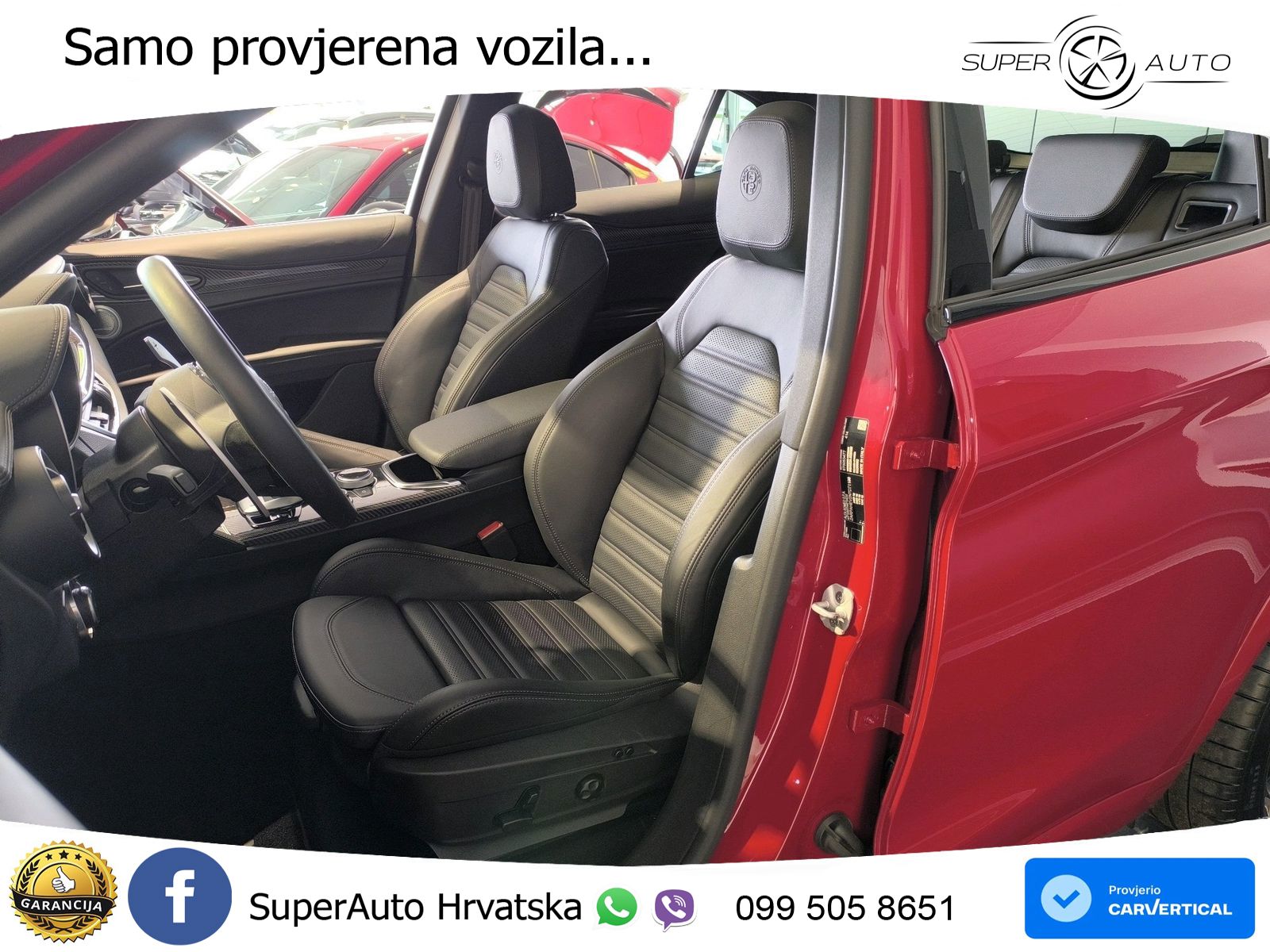 Alfa Romeo Stelvio Quadrifoglio 2.9 V6 Bi-Turbo (520 KS) Q4 Automatic LED+GR SJED+ACC