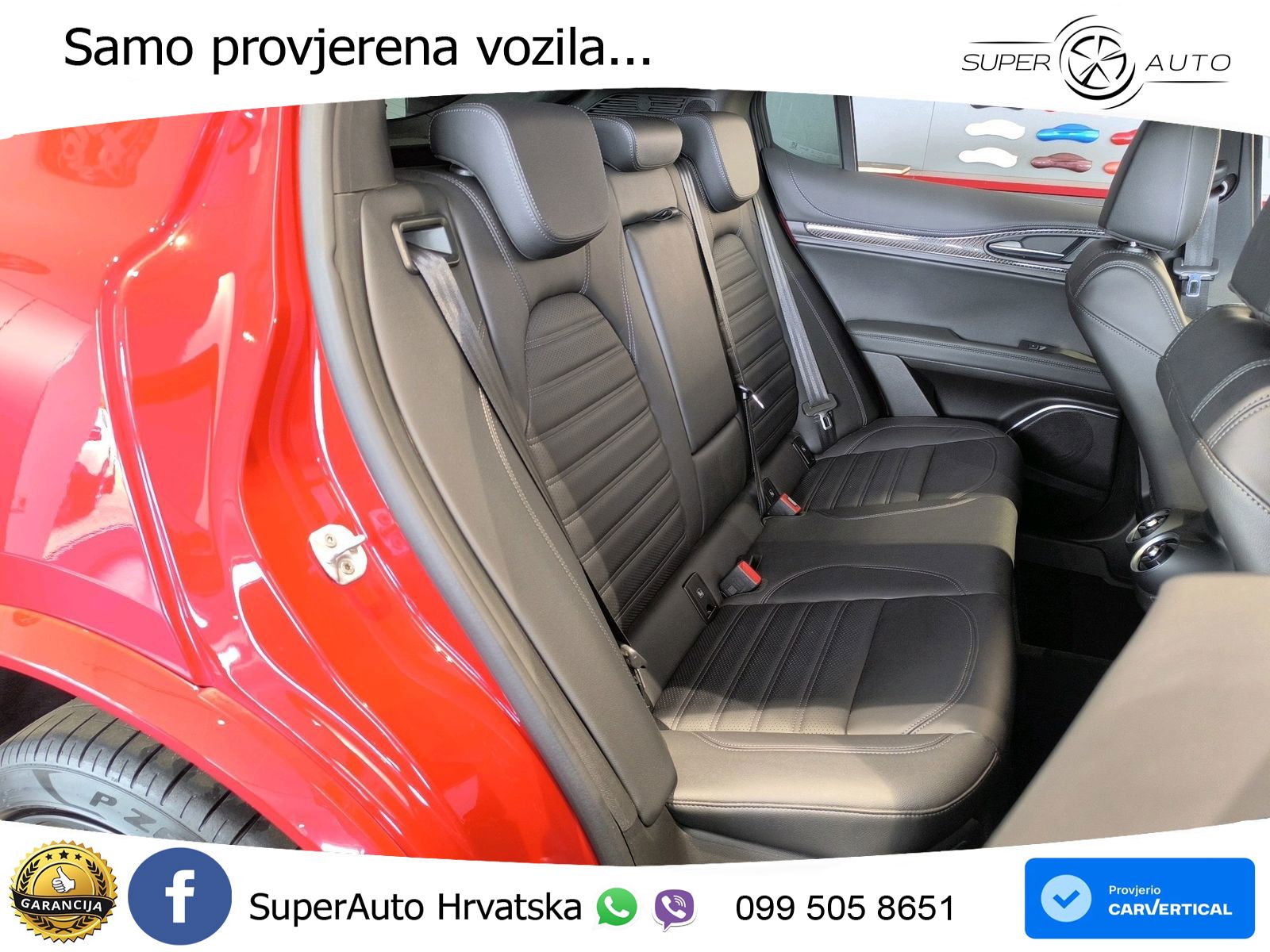 Alfa Romeo Stelvio Quadrifoglio 2.9 V6 Bi-Turbo (520 KS) Q4 Automatic LED+GR SJED+ACC