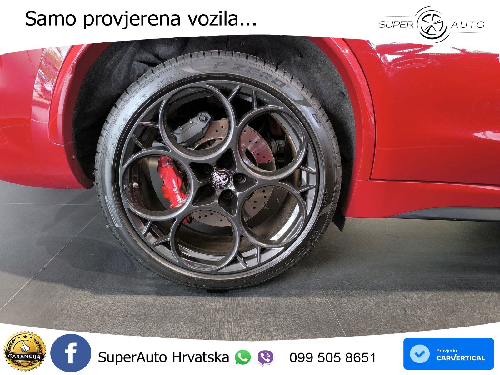 Alfa Romeo Stelvio Quadrifoglio 2.9 V6 Bi-Turbo (520 KS) Q4 Automatic LED+GR SJED+ACC