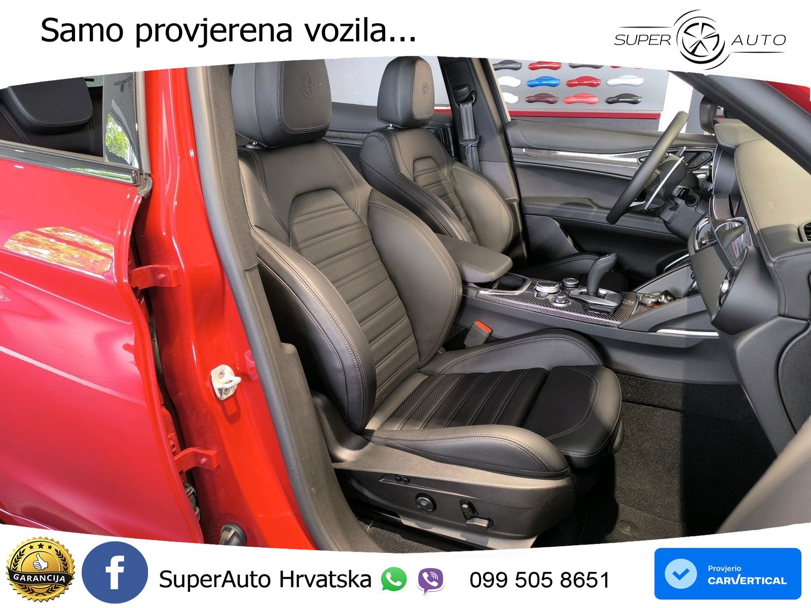 Alfa Romeo Stelvio Quadrifoglio 2.9 V6 Bi-Turbo (520 KS) Q4 Automatic LED+GR SJED+ACC