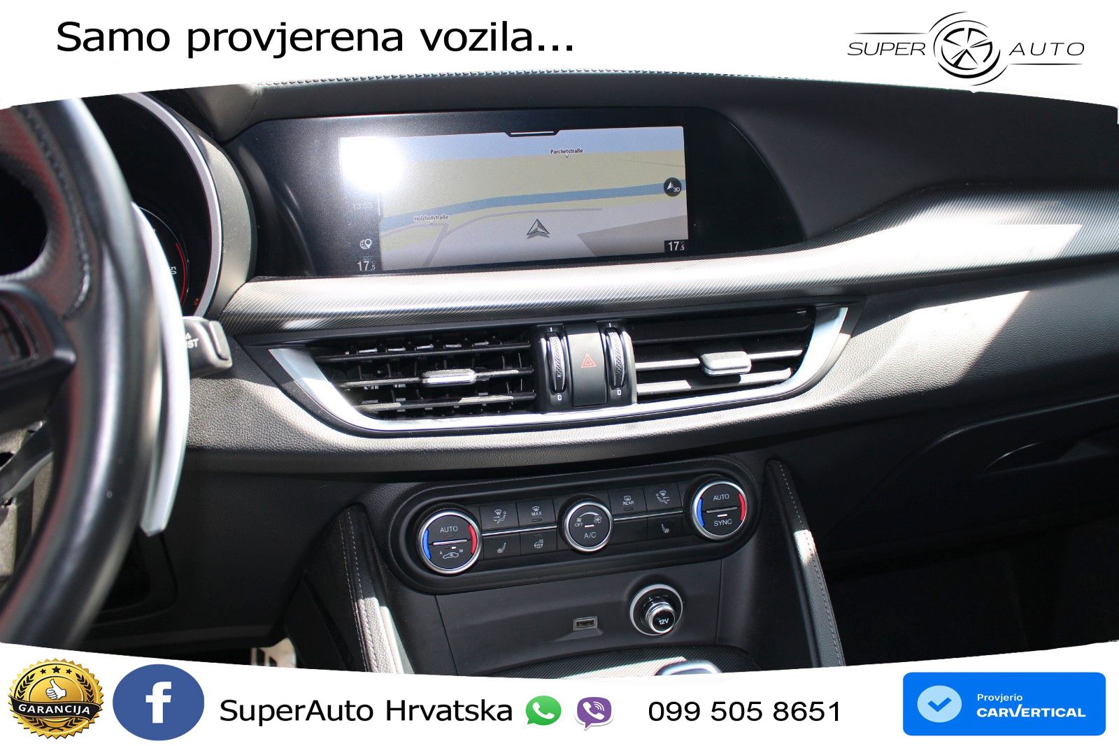 Alfa Romeo Stelvio 2.2 MultiJet II (210 KS) Q4 Automatic LED+GR SJED+ACC