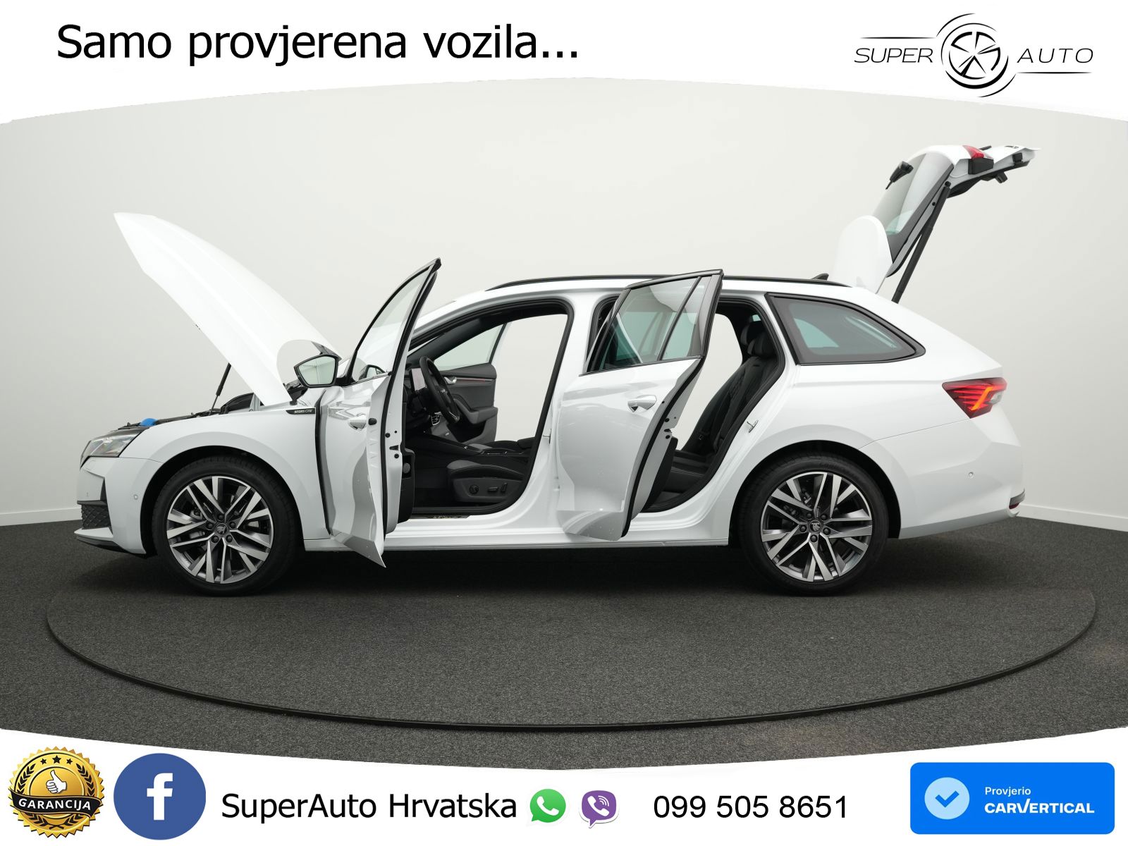 Škoda Octavia Combi 2.0 TDI (150 KS) DSG SportLine LED+GR SJED+ACC