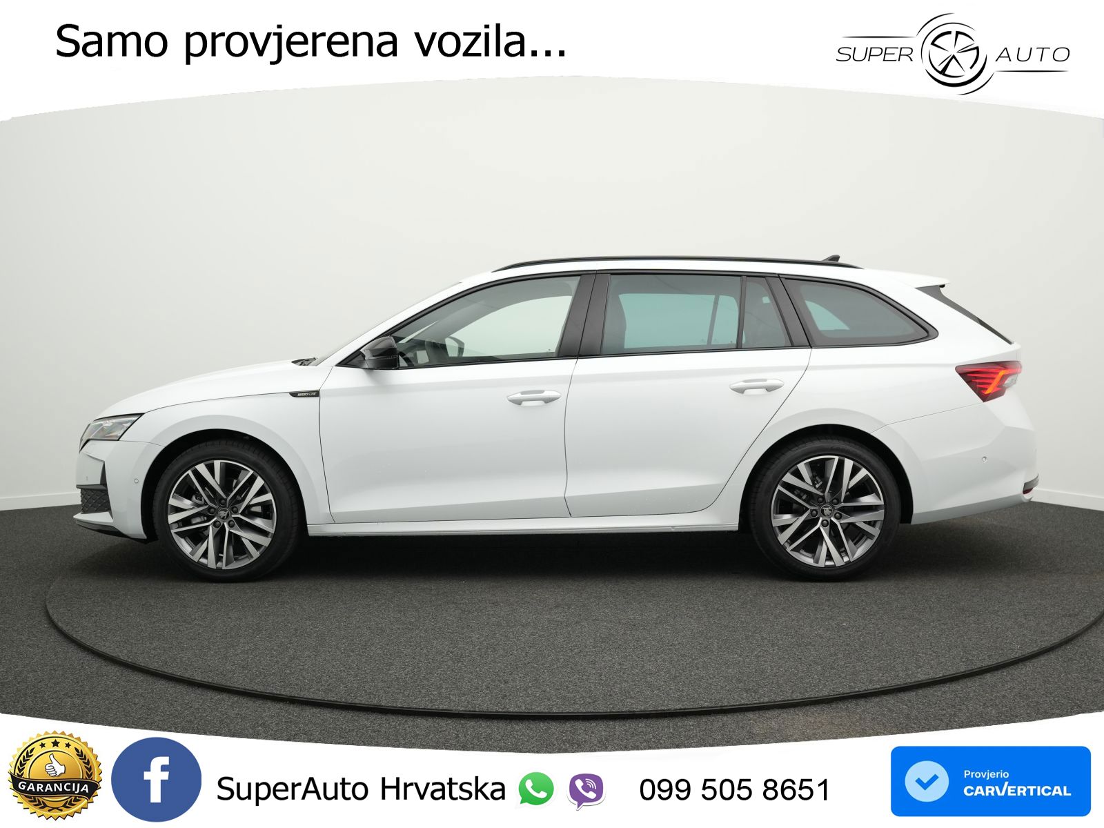 Škoda Octavia Combi 2.0 TDI (150 KS) DSG SportLine LED+GR SJED+ACC