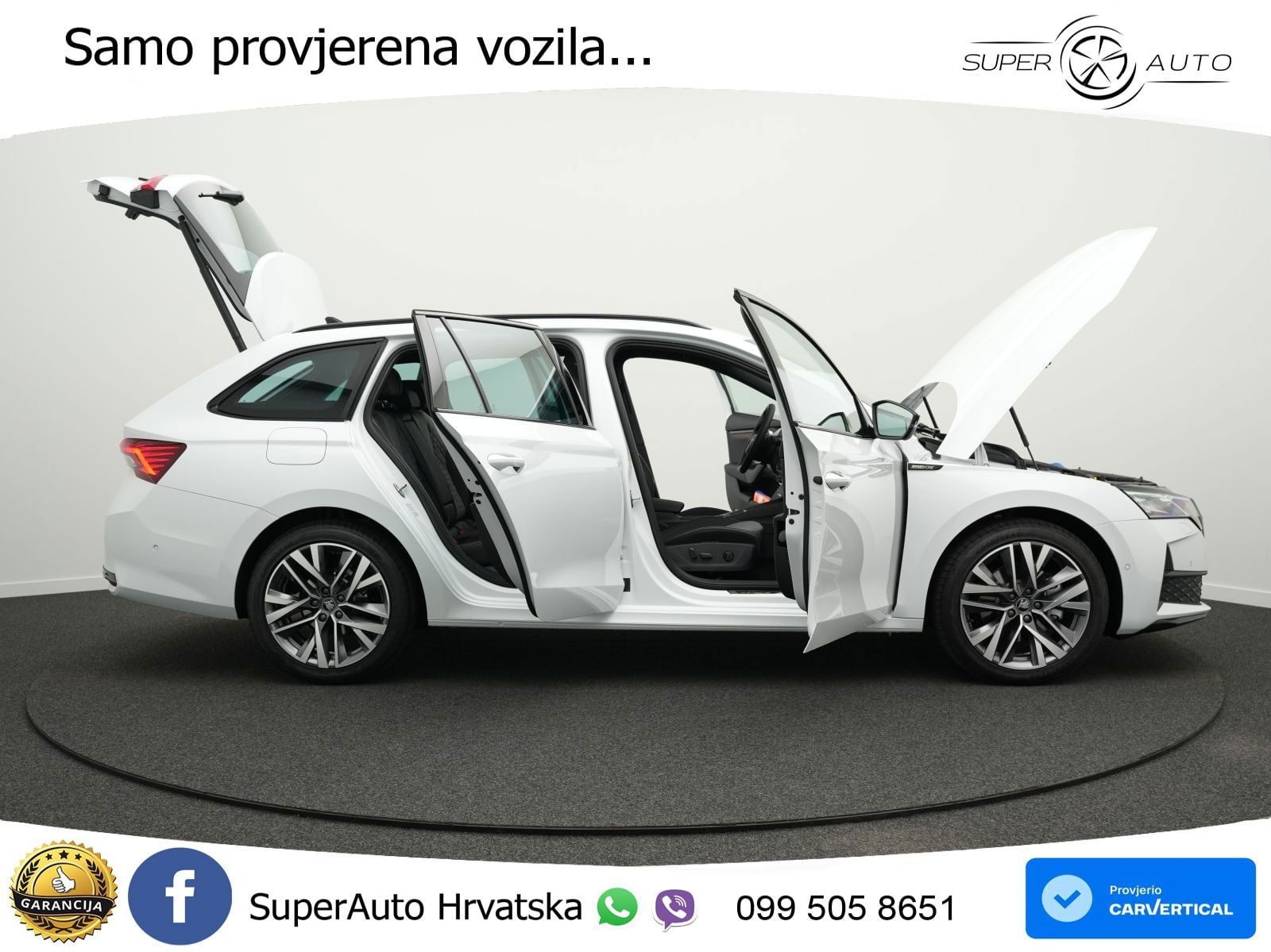 Škoda Octavia Combi 2.0 TDI (150 KS) DSG SportLine LED+GR SJED+ACC