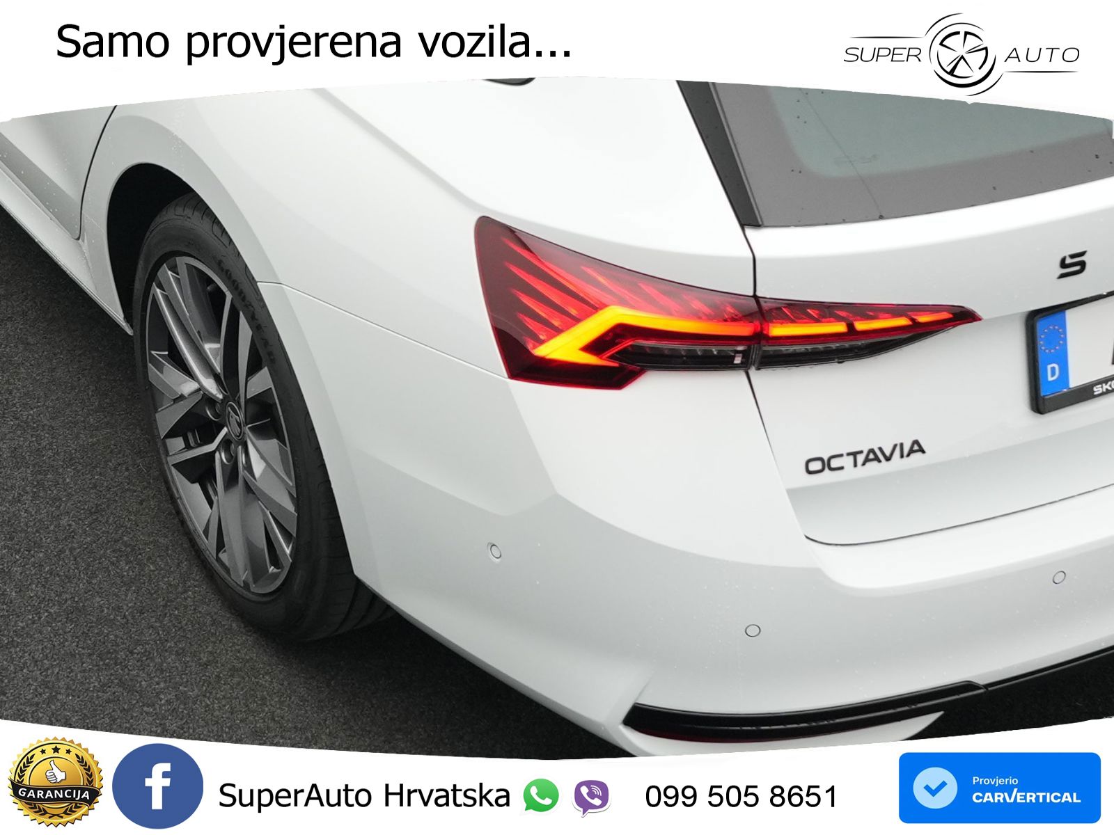 Škoda Octavia Combi 2.0 TDI (150 KS) DSG SportLine LED+GR SJED+ACC