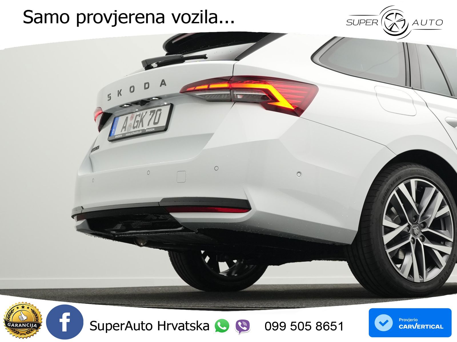 Škoda Octavia Combi 2.0 TDI (150 KS) DSG SportLine LED+GR SJED+ACC