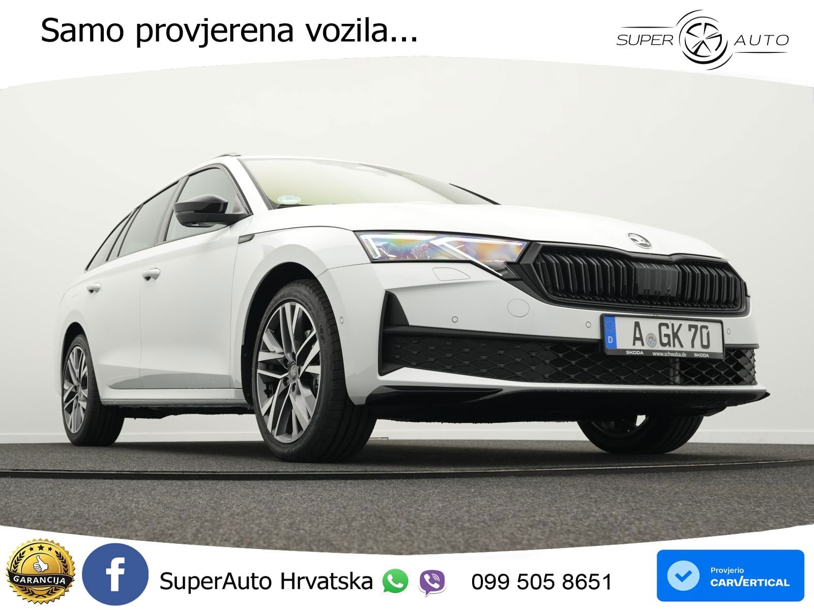 Škoda Octavia Combi 2.0 TDI (150 KS) DSG SportLine LED+GR SJED+ACC
