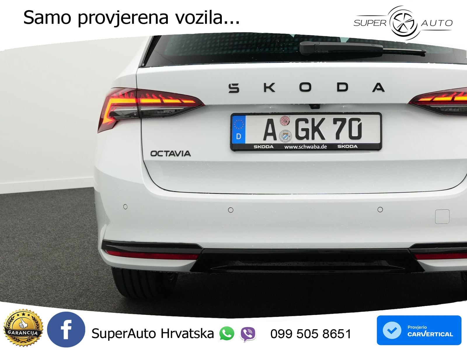 Škoda Octavia Combi 2.0 TDI (150 KS) DSG SportLine LED+GR SJED+ACC