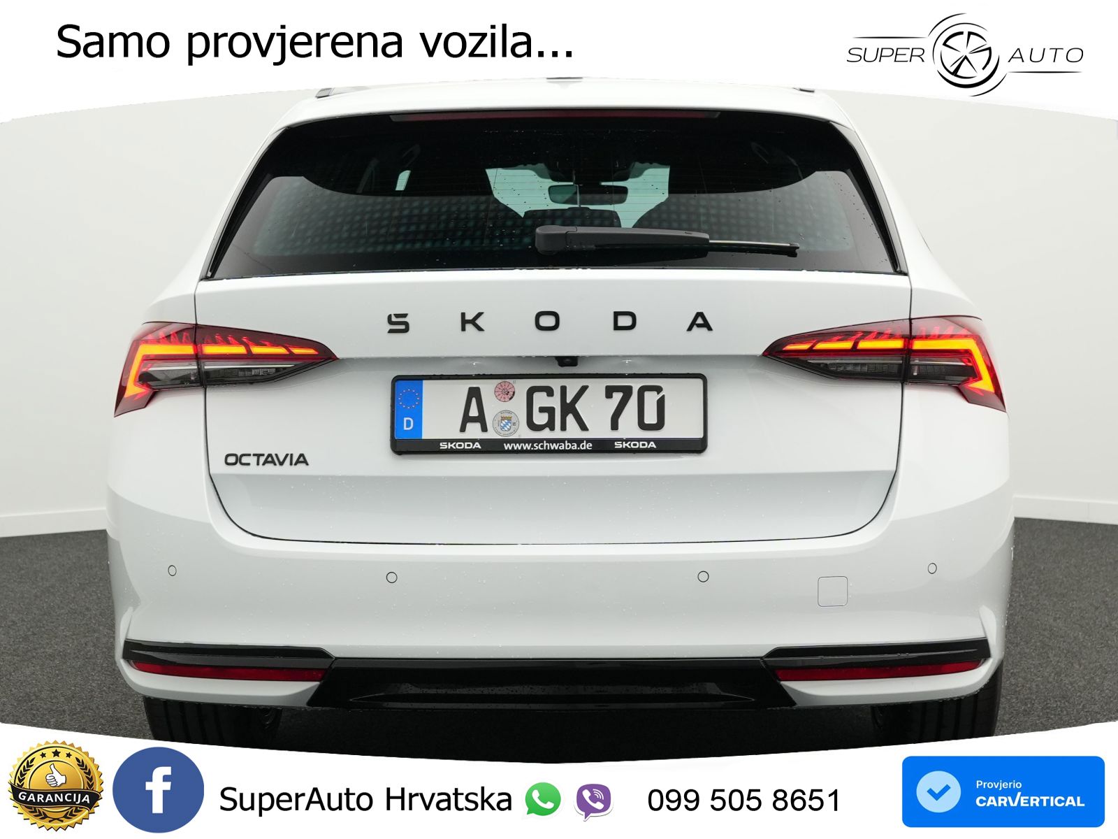 Škoda Octavia Combi 2.0 TDI (150 KS) DSG SportLine LED+GR SJED+ACC