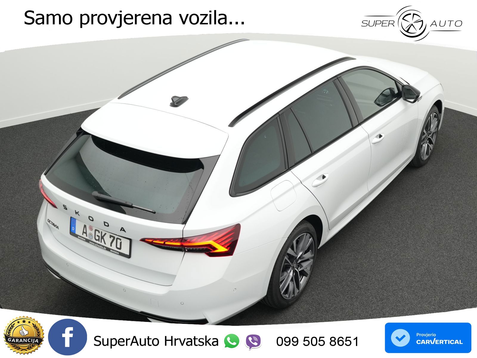 Škoda Octavia Combi 2.0 TDI (150 KS) DSG SportLine LED+GR SJED+ACC