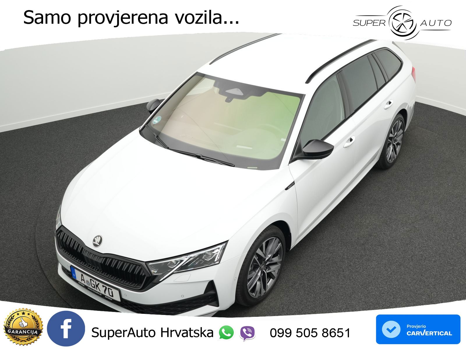 Škoda Octavia Combi 2.0 TDI (150 KS) DSG SportLine LED+GR SJED+ACC