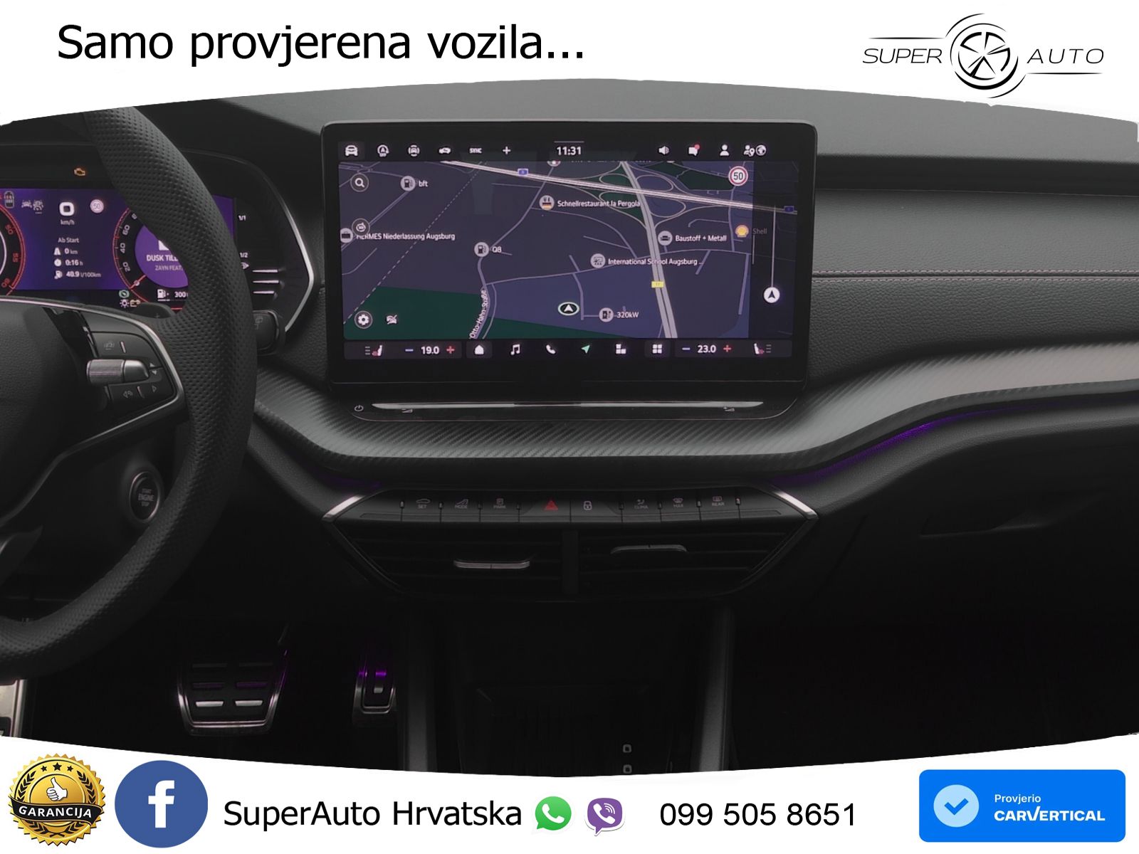 Škoda Octavia Combi 2.0 TDI (150 KS) DSG SportLine LED+GR SJED+ACC