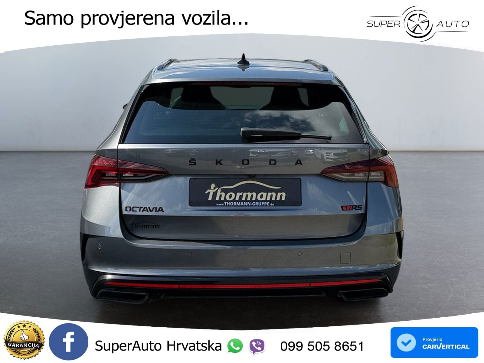 Škoda Octavia Combi RS 2.0 TDI (200 KS) DSG LED+GR SJED+ACC