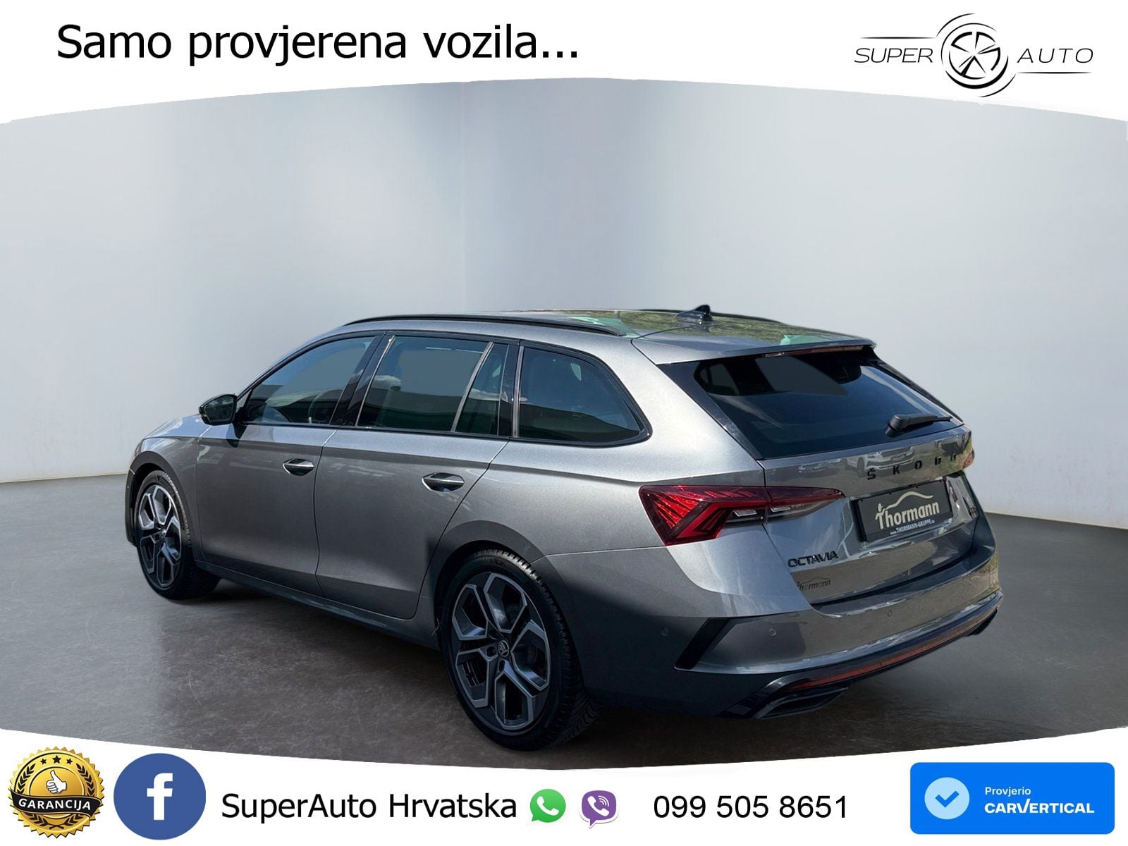 Škoda Octavia Combi RS 2.0 TDI (200 KS) DSG LED+GR SJED+ACC