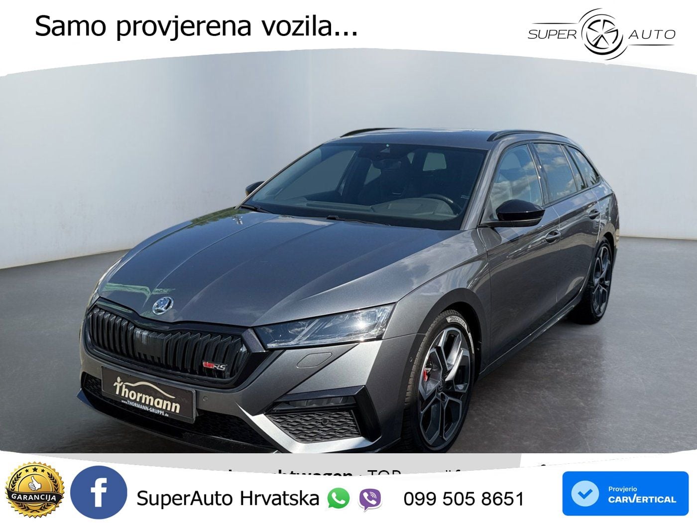 Škoda Octavia Combi RS 2.0 TDI (200 KS) DSG LED+GR SJED+ACC