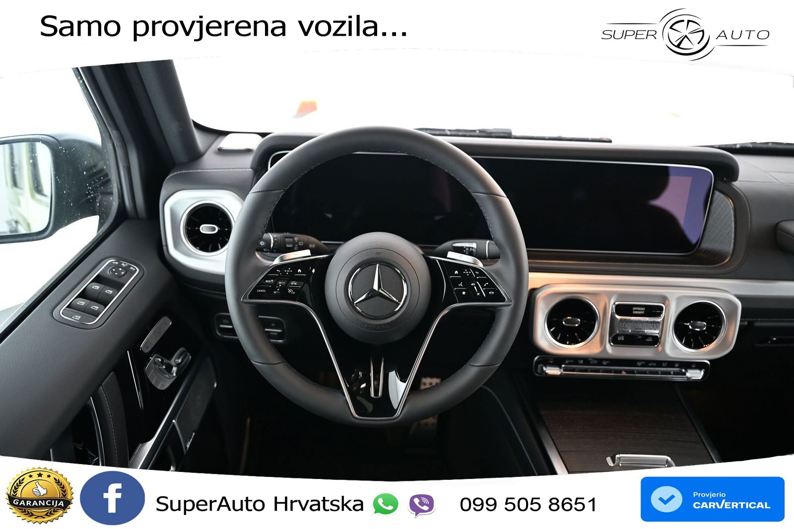 Mercedes G 450d Long (367 KS) 4MATIC 9G-TRONIC ZRAČNI+ACC+GR SJED+KAM