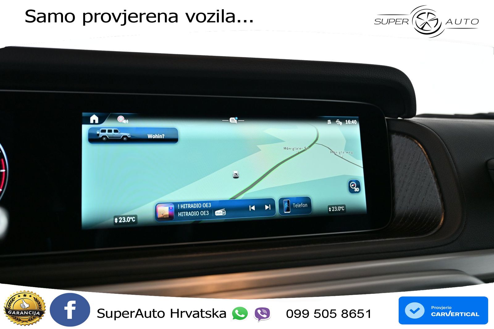 Mercedes G 450d Long (367 KS) 4MATIC 9G-TRONIC ZRAČNI+ACC+GR SJED+KAM