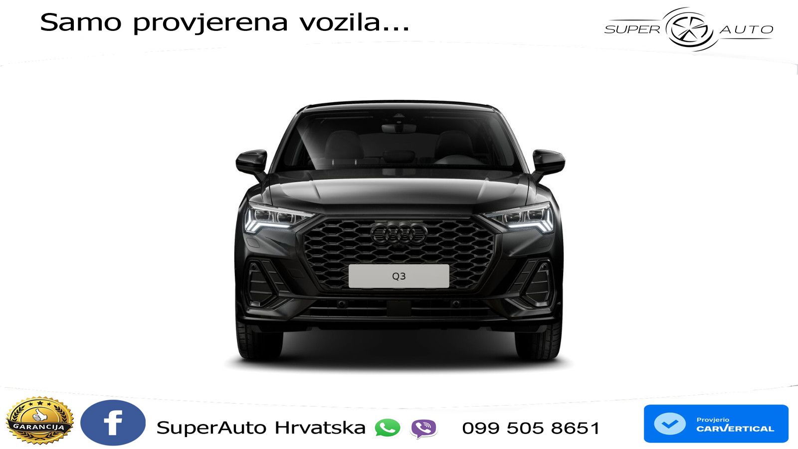 Audi Q3 Sportback 35 TDI (150 KS) S tronic S line LED+GR SJED+ACC