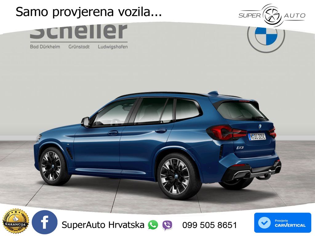 BMW iX3 80 kWh (286 KS) ACC+HEAD+GR SJED+360+PANO