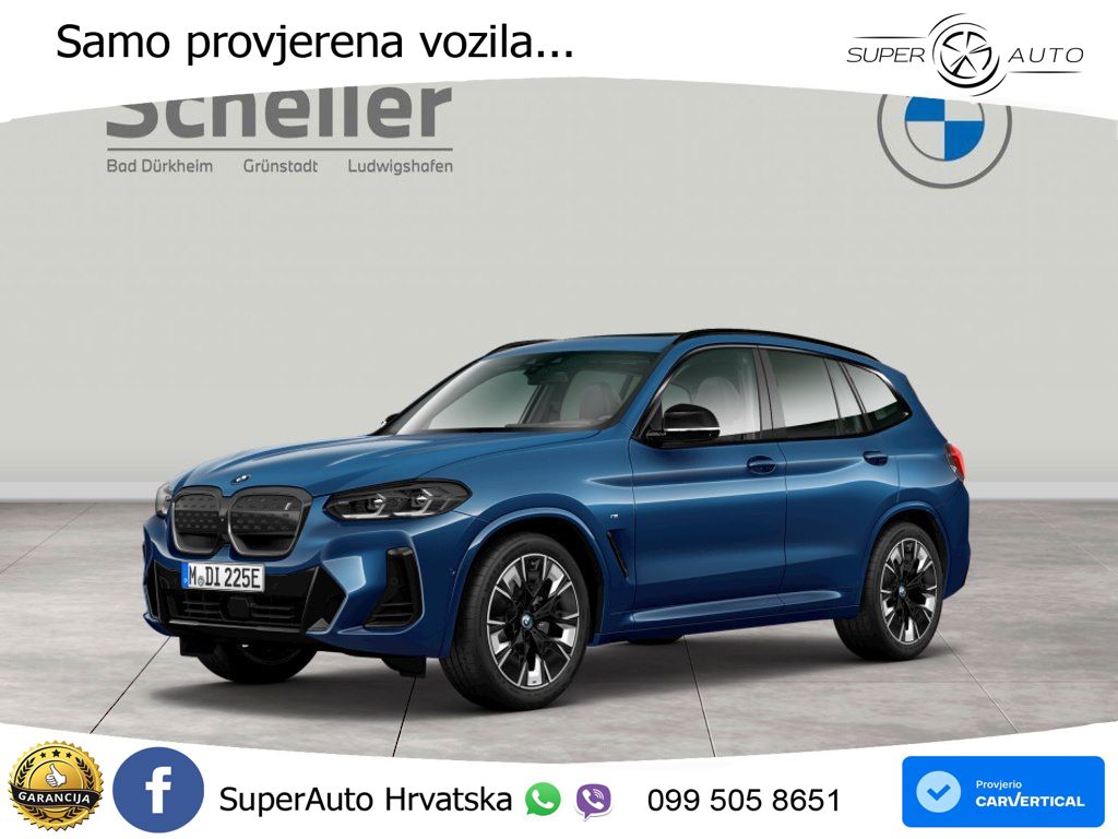 BMW iX3 80 kWh (286 KS) ACC+HEAD+GR SJED+360+PANO