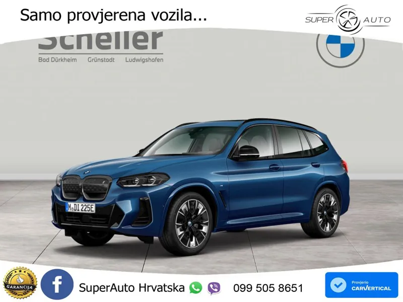 BMW iX3 80 kWh (286 KS) ACC+HEAD+GR SJED+360+PANO