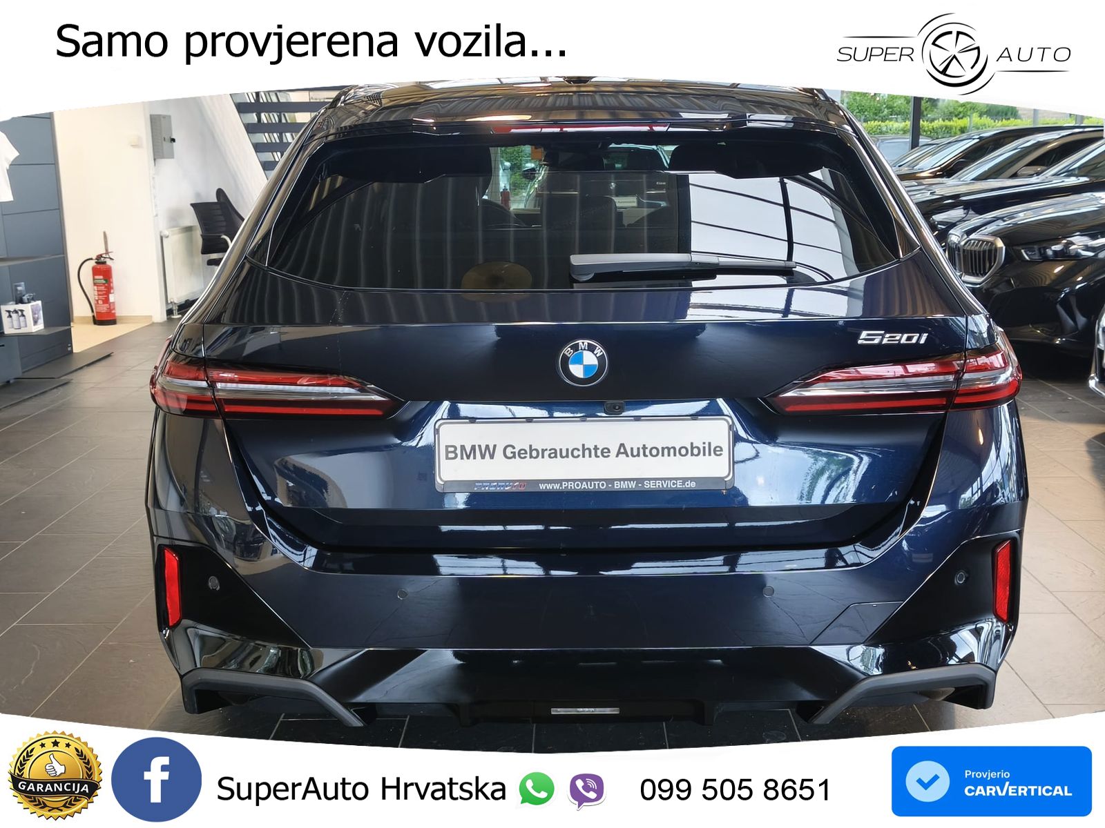 BMW 520i Touring (208 KS) Steptronic M Sport ACC+HEAD+GR SJED+360+PANO