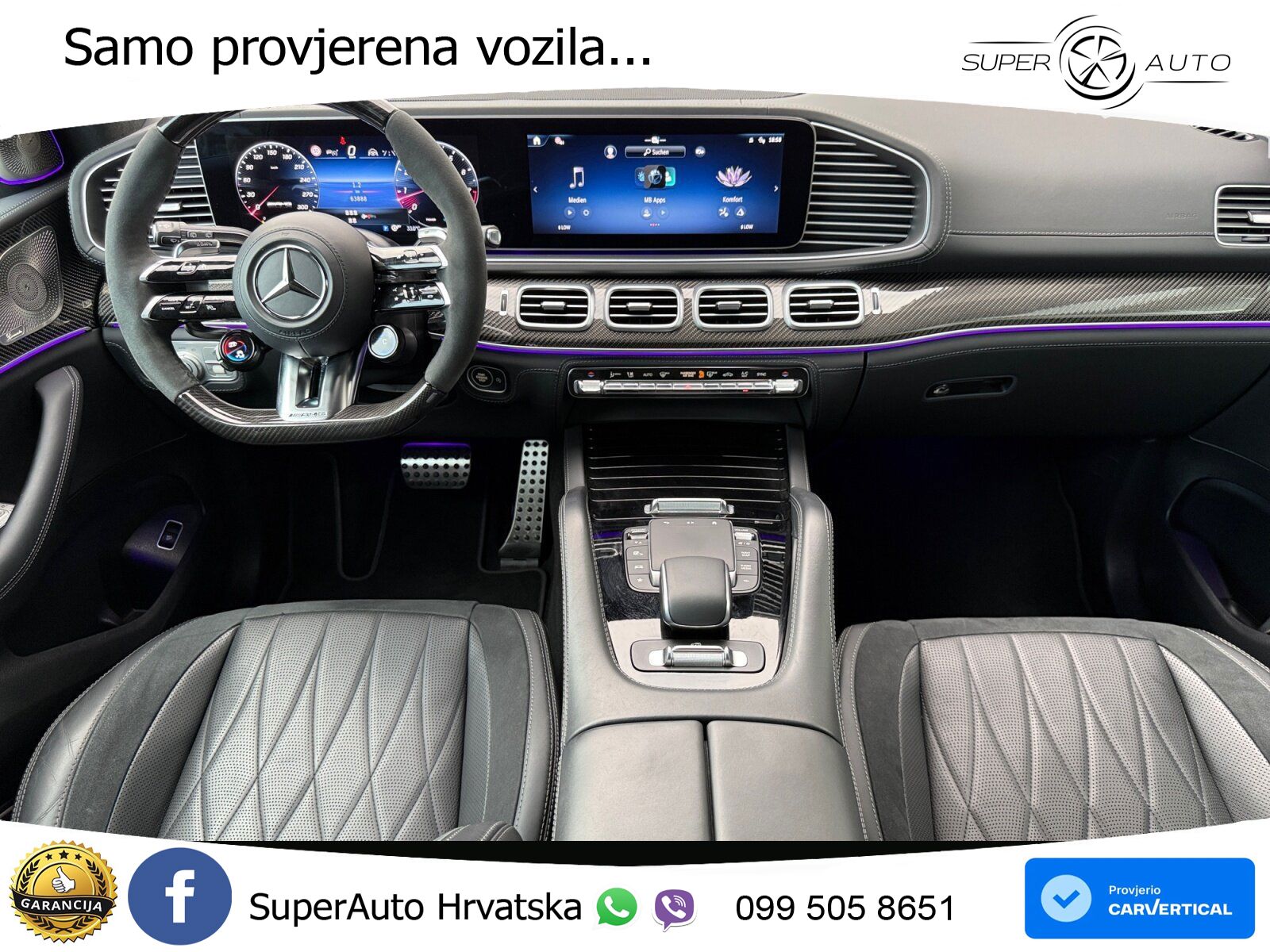 Mercedes-Benz GLS AMG GLS 63 V8 EQ Boost 4MATIC+ AMG SPEEDSHIFT TCT 9G LED+GR SJED+ACC