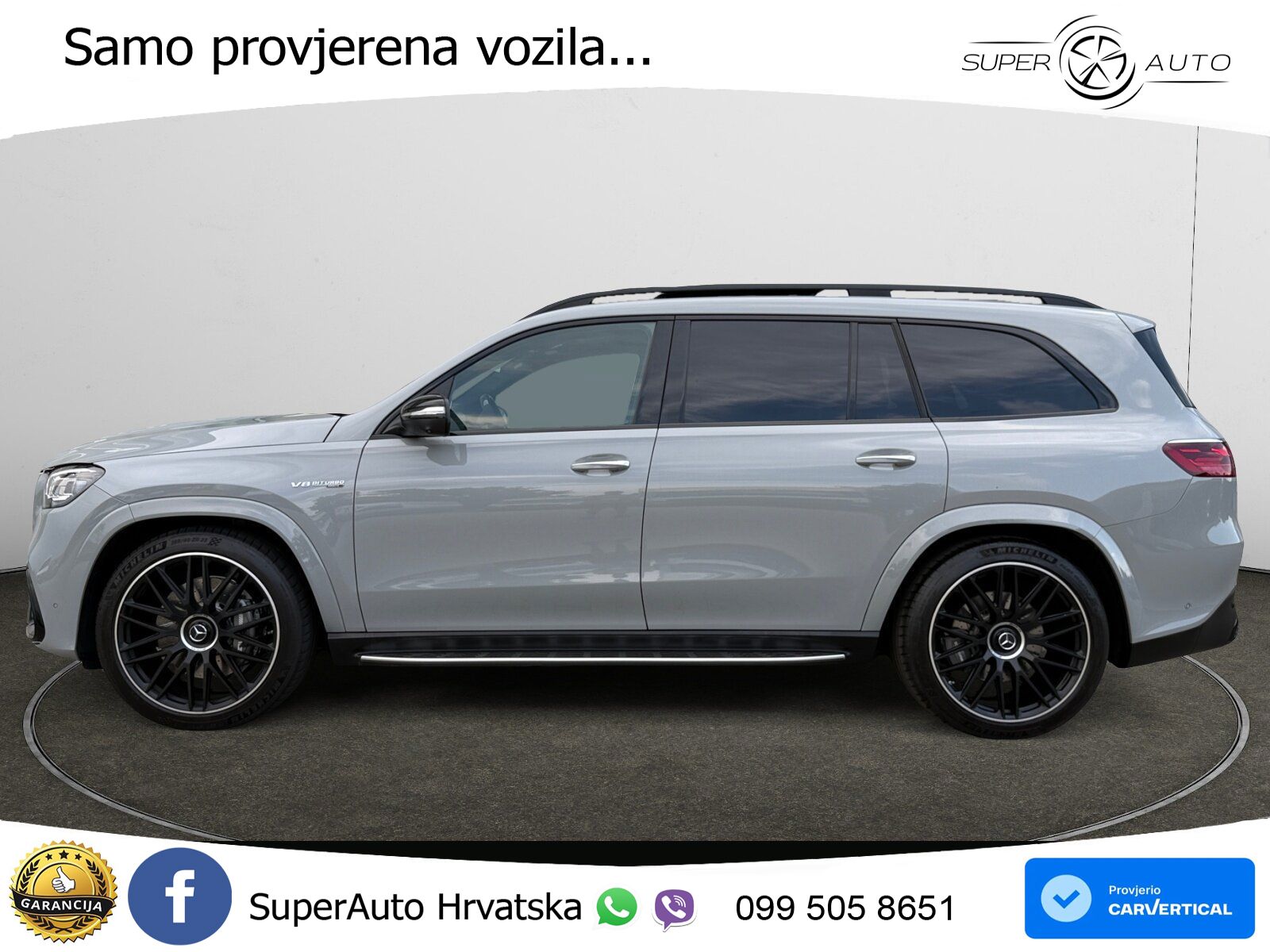 Mercedes-Benz GLS AMG GLS 63 V8 EQ Boost 4MATIC+ AMG SPEEDSHIFT TCT 9G LED+GR SJED+ACC