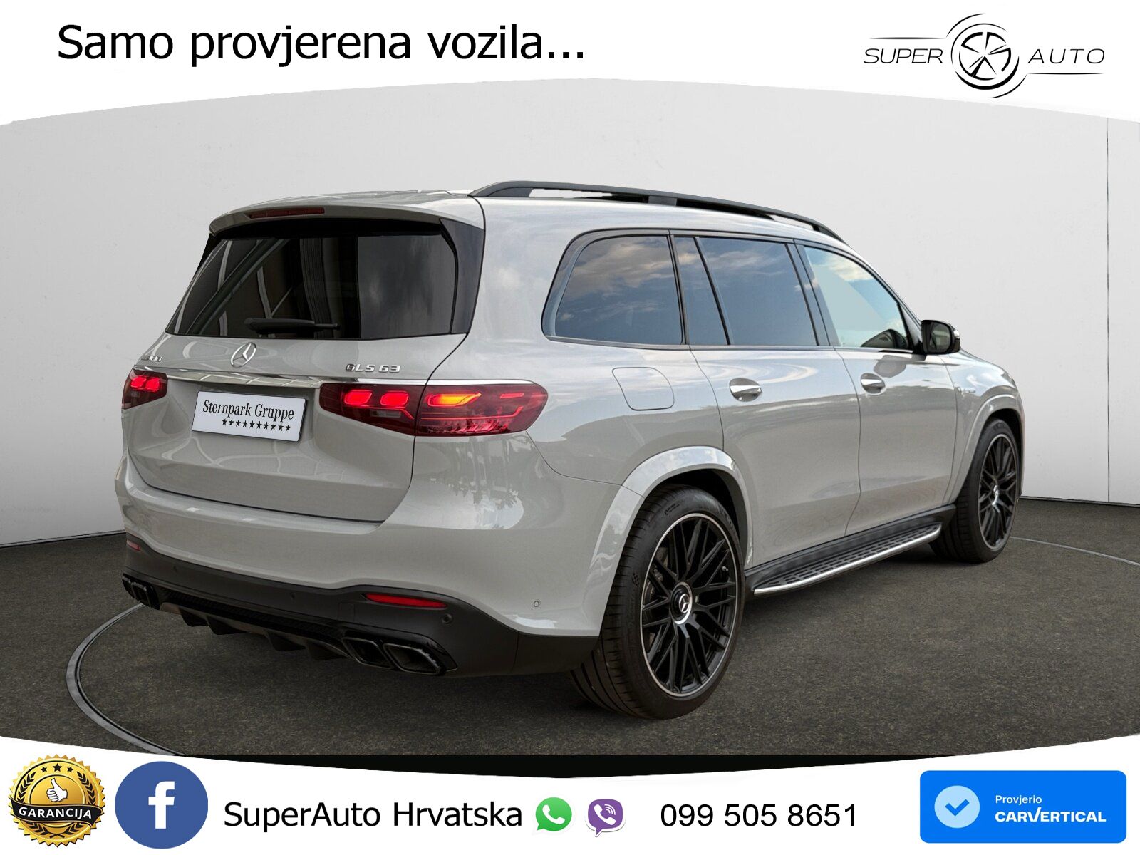 Mercedes-Benz GLS AMG GLS 63 V8 EQ Boost 4MATIC+ AMG SPEEDSHIFT TCT 9G LED+GR SJED+ACC